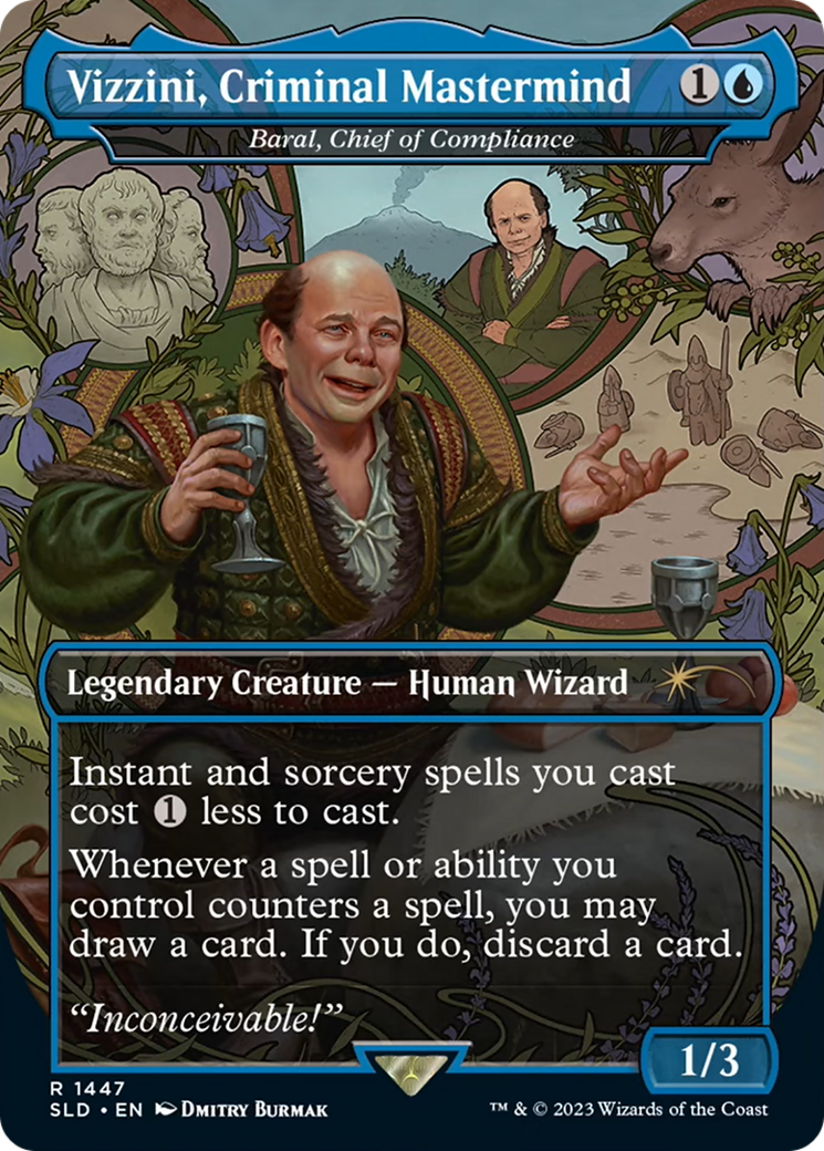 Vizzini, Criminal Mastermind - Baral, Chief of Compliance [Secret Lair Drop Series] | Spectrum Games