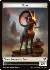 Goat // Fungus Beast Double-Sided Token [Secrets of Strixhaven Commander Tokens] | Spectrum Games
