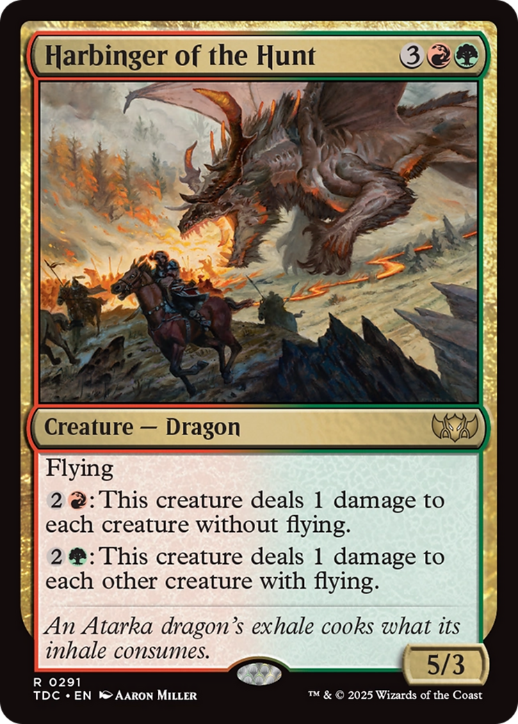Harbinger of the Hunt [Tarkir: Dragonstorm Commander] | Spectrum Games