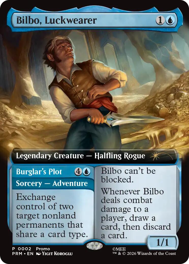 Bilbo, Luckwearer (Extended Art) [Media Promos] | Spectrum Games
