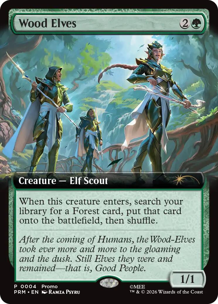 Wood Elves (Extended Art) [Media Promos] | Spectrum Games