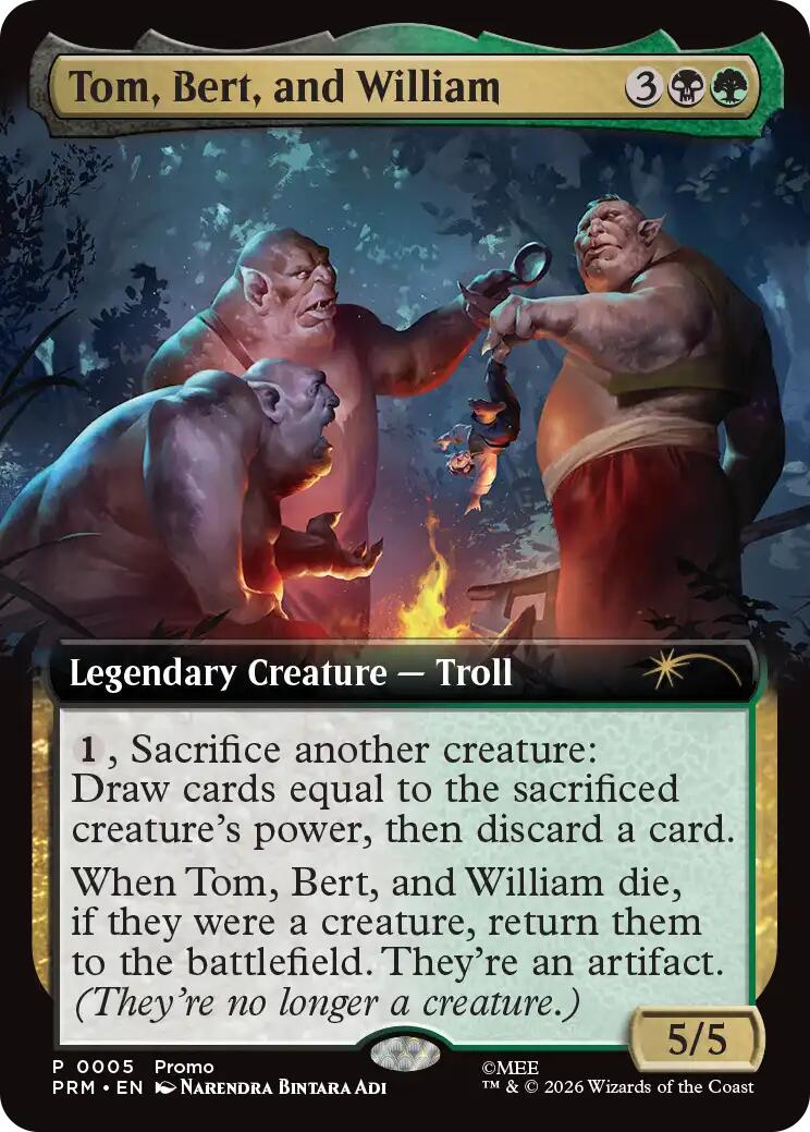 Tom, Bert, and William (Extended Art) [Media Promos] | Spectrum Games