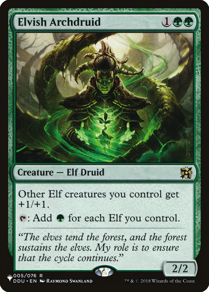 Elvish Archdruid [The List] | Spectrum Games