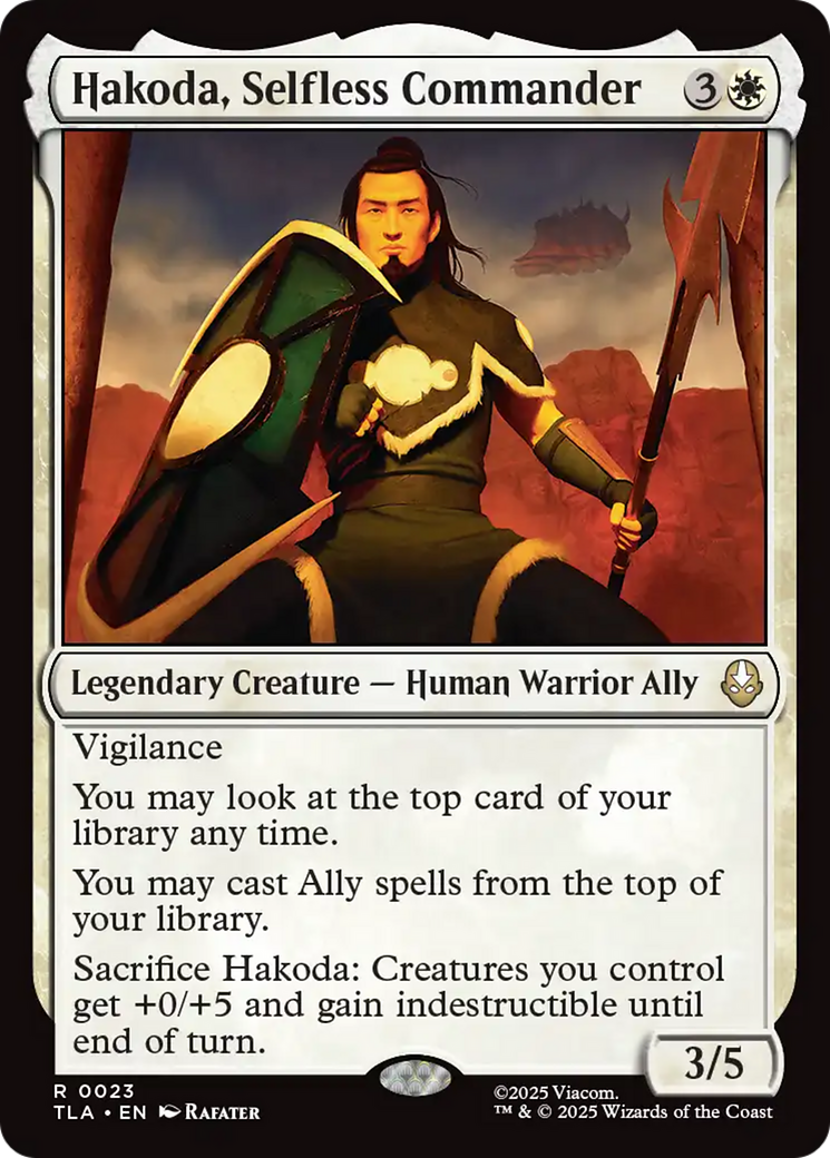 Hakoda, Selfless Commander [Avatar: The Last Airbender] | Spectrum Games