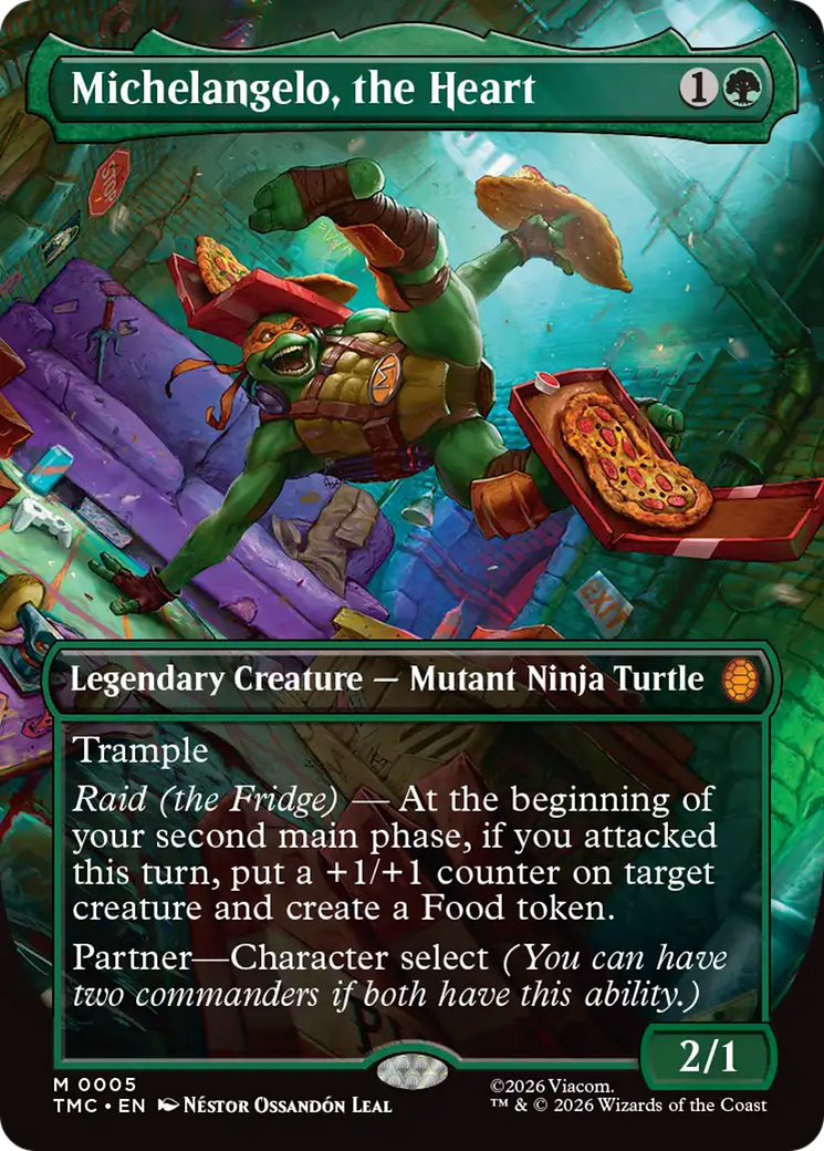 Michelangelo, the Heart (Borderless) [Teenage Mutant Ninja Turtles Commander] | Spectrum Games