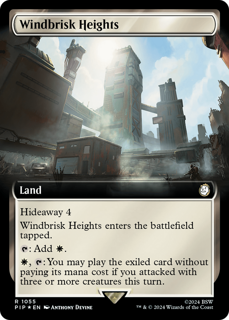 Windbrisk Heights (Extended Art) (Surge Foil) [Fallout] | Spectrum Games