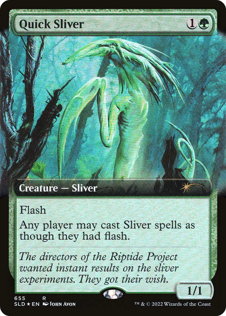 Quick Sliver (Extended Art) [Secret Lair Drop Promos] | Spectrum Games