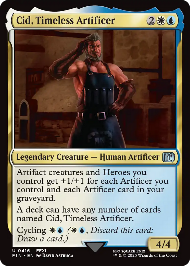 Cid, Timeless Artificer (0416) [FINAL FANTASY] | Spectrum Games