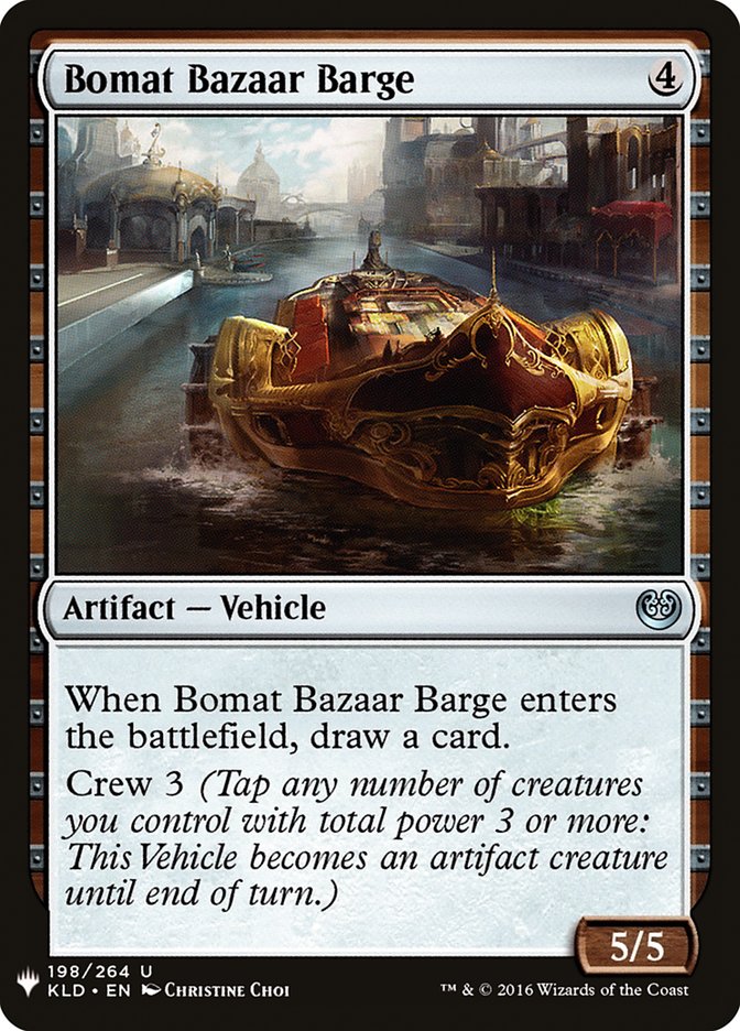 Bomat Bazaar Barge [Mystery Booster] | Spectrum Games