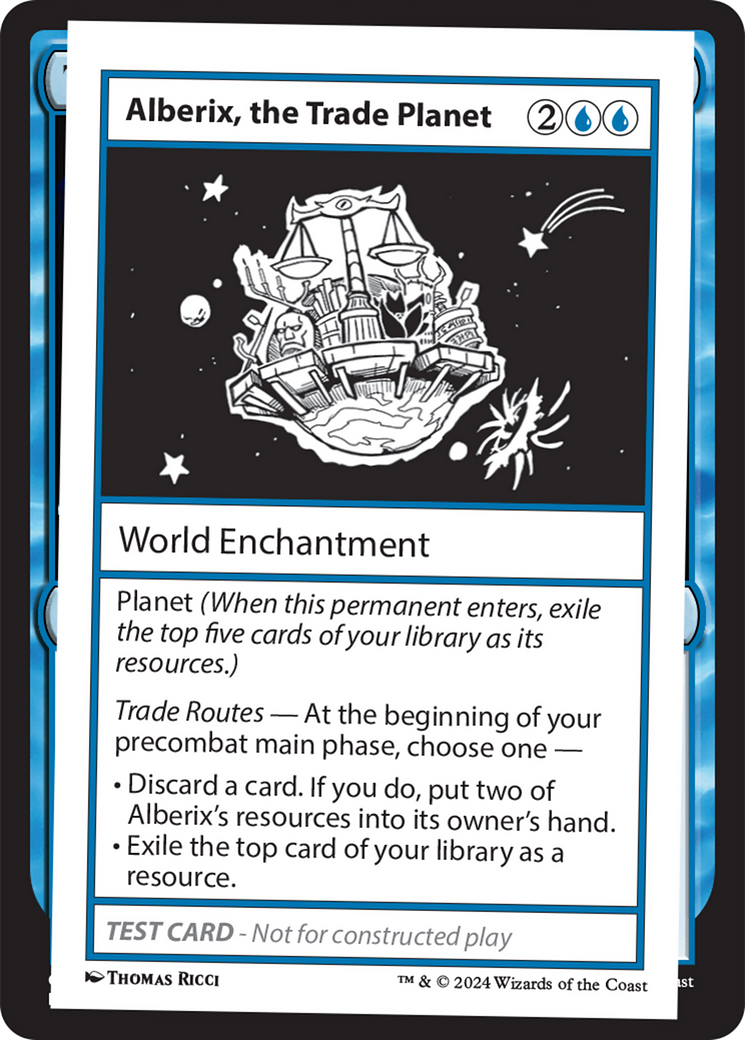 Alberix, the Trade Planet [Mystery Booster 2 Playtest Cards] | Spectrum Games