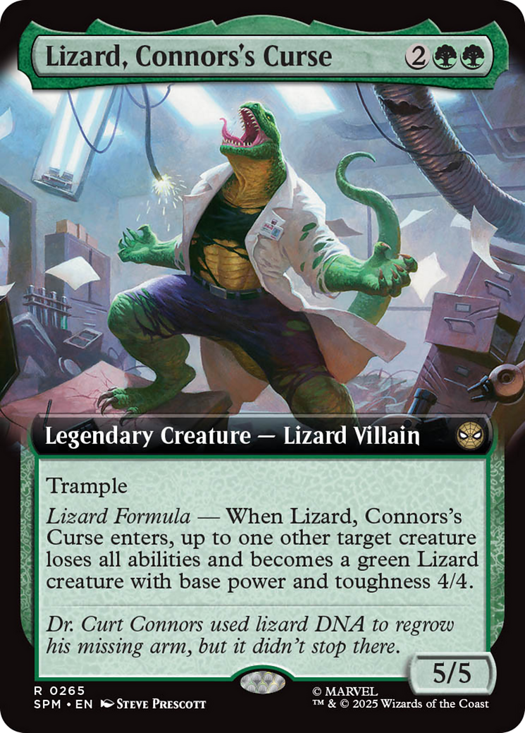 Lizard, Connors's Curse (Extended Art) [Marvel's Spider-Man] | Spectrum Games