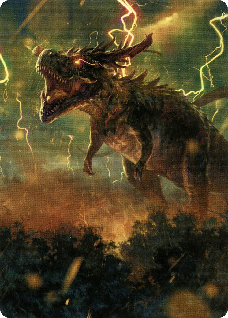 Thrasta, Tempest's Roar Art Card (42) [Modern Horizons 2 Art Series] | Spectrum Games