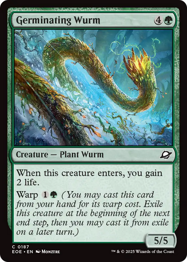 Germinating Wurm [Edge of Eternities] | Spectrum Games