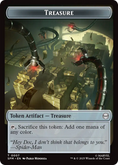 Human Citizen // Treasure Double-Sided Token [Marvel's Spider-Man Tokens] | Spectrum Games