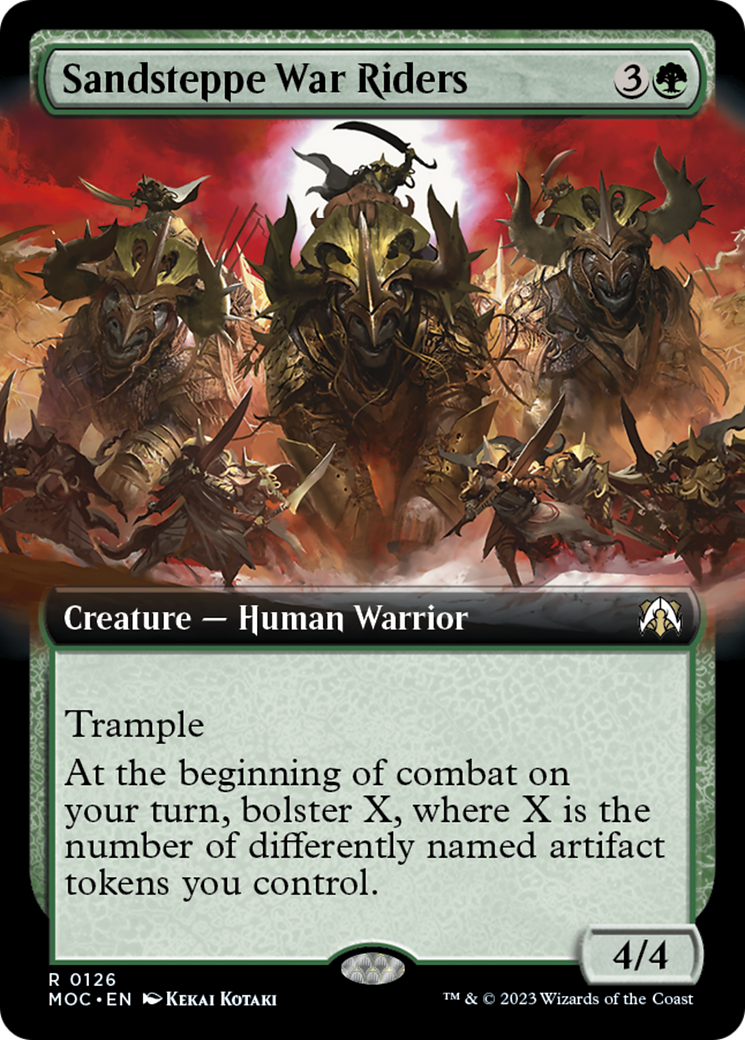 Sandsteppe War Riders (Extended Art) [March of the Machine Commander] | Spectrum Games