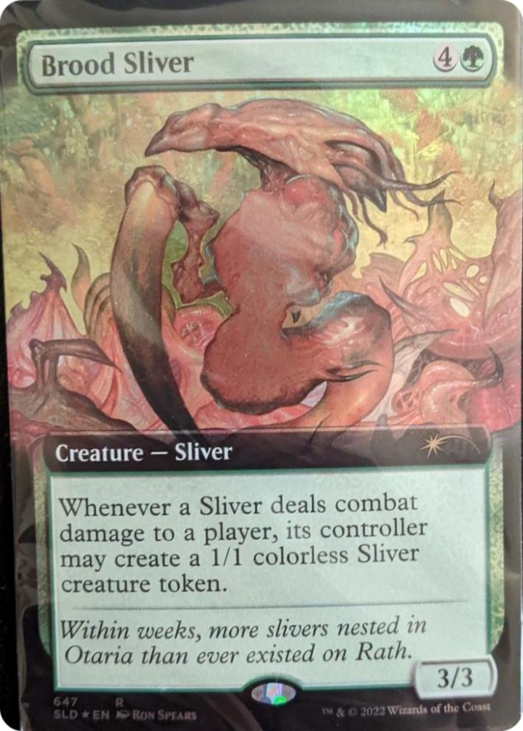 Brood Sliver (Extended Art) [Secret Lair Drop Promos] | Spectrum Games