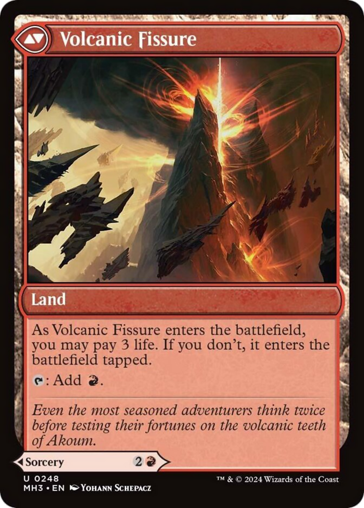 Sundering Eruption // Volcanic Fissure [Modern Horizons 3] | Spectrum Games