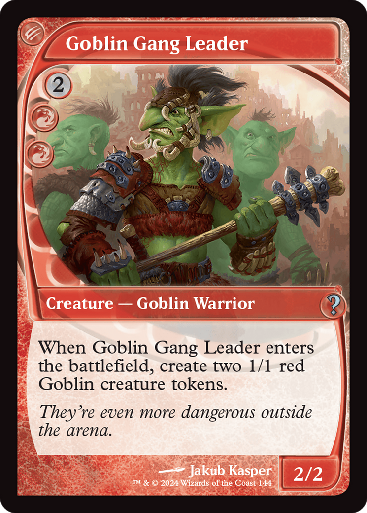 Goblin Gang Leader (Future Sight) [Mystery Booster 2] | Spectrum Games