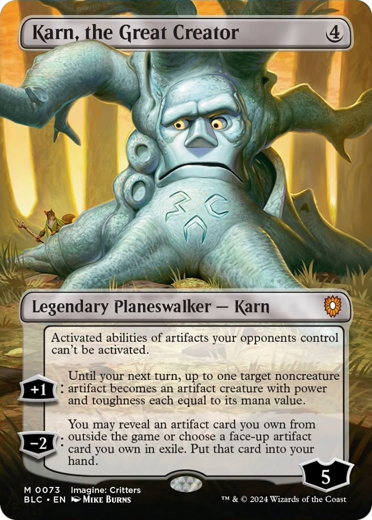 Karn, the Great Creator (Borderless) [Bloomburrow Commander] | Spectrum Games