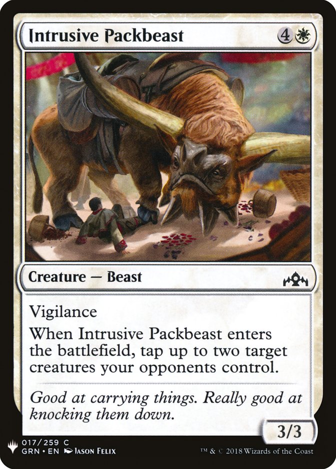 Intrusive Packbeast [Mystery Booster] | Spectrum Games