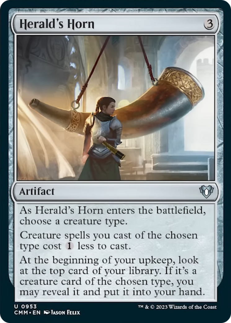 Herald's Horn [Commander Masters] | Spectrum Games