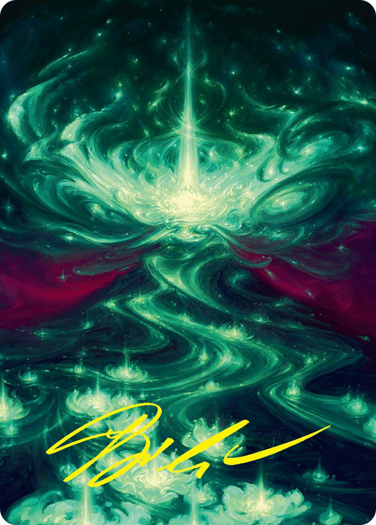 Genesis Wave Art Card (54/54) (Gold-Stamped Signature) [Foundations Art Series] | Spectrum Games