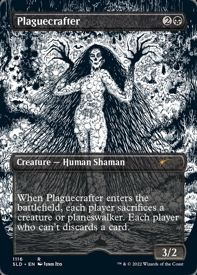 Plaguecrafter (Borderless Etched Foil) [Secret Lair Drop Series] | Spectrum Games