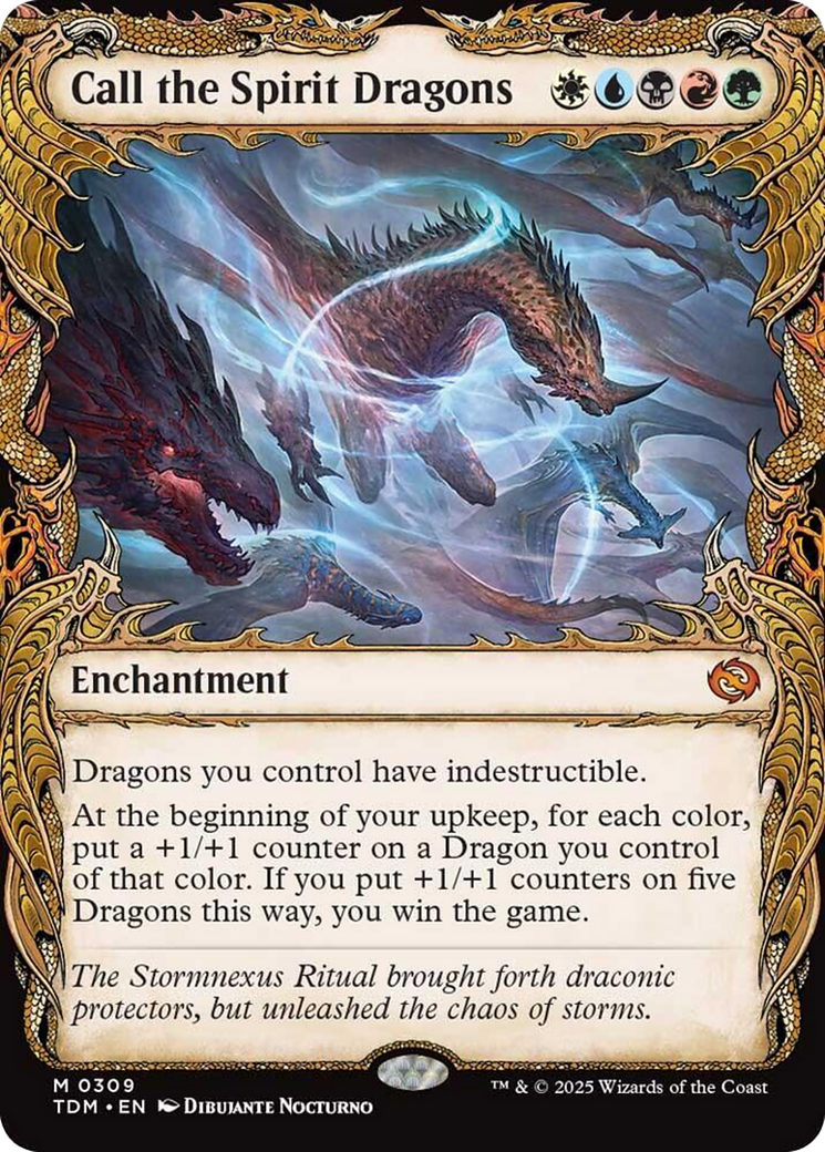 Call the Spirit Dragons (Showcase) [Tarkir: Dragonstorm] | Spectrum Games