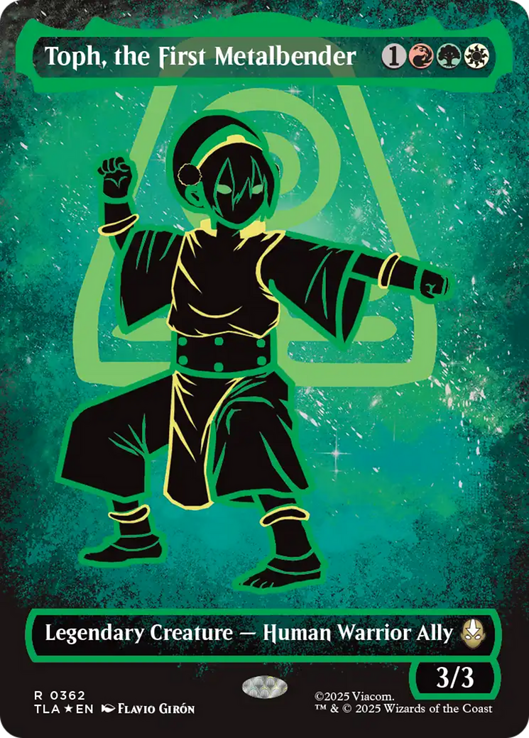Toph, the First Metalbender (Borderless Battle Pose) [Avatar: The Last Airbender] | Spectrum Games