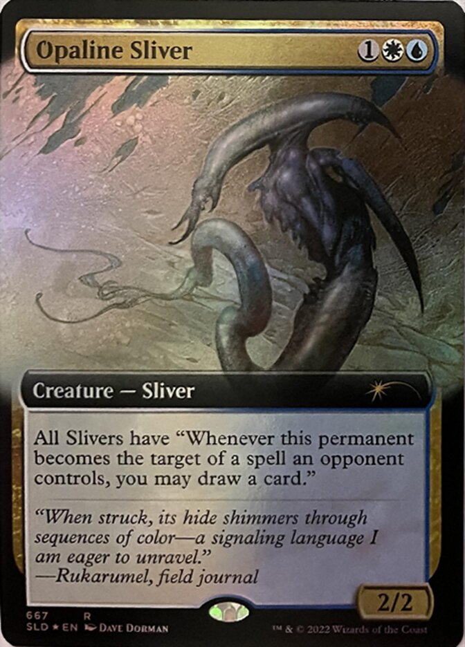 Opaline Sliver (Extended Art) [Secret Lair Drop Promos] | Spectrum Games