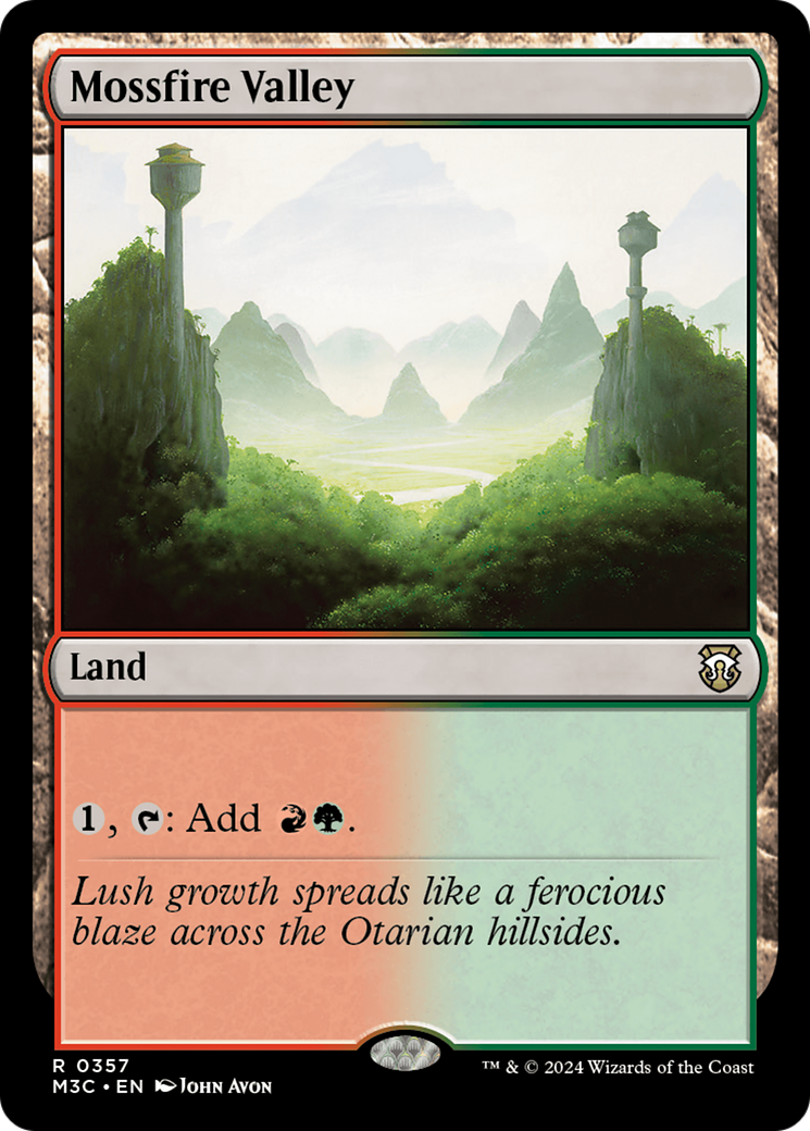 Mossfire Valley (Ripple Foil) [Modern Horizons 3 Commander] | Spectrum Games