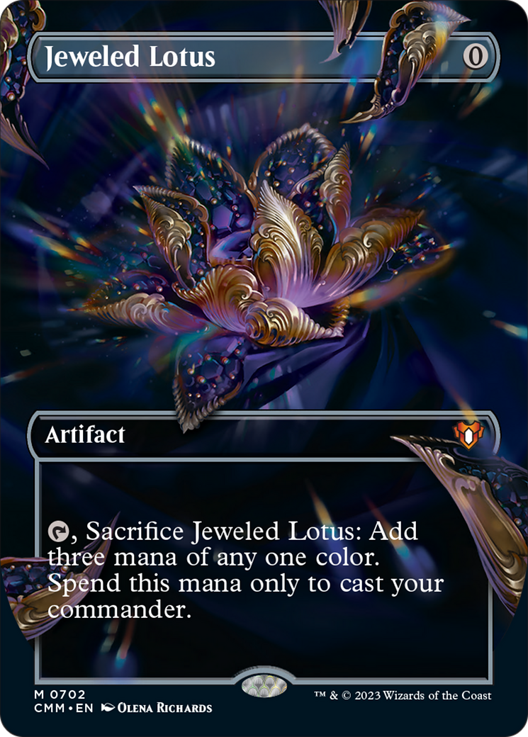 Jeweled Lotus (Borderless Frame Break) [Commander Masters] | Spectrum Games