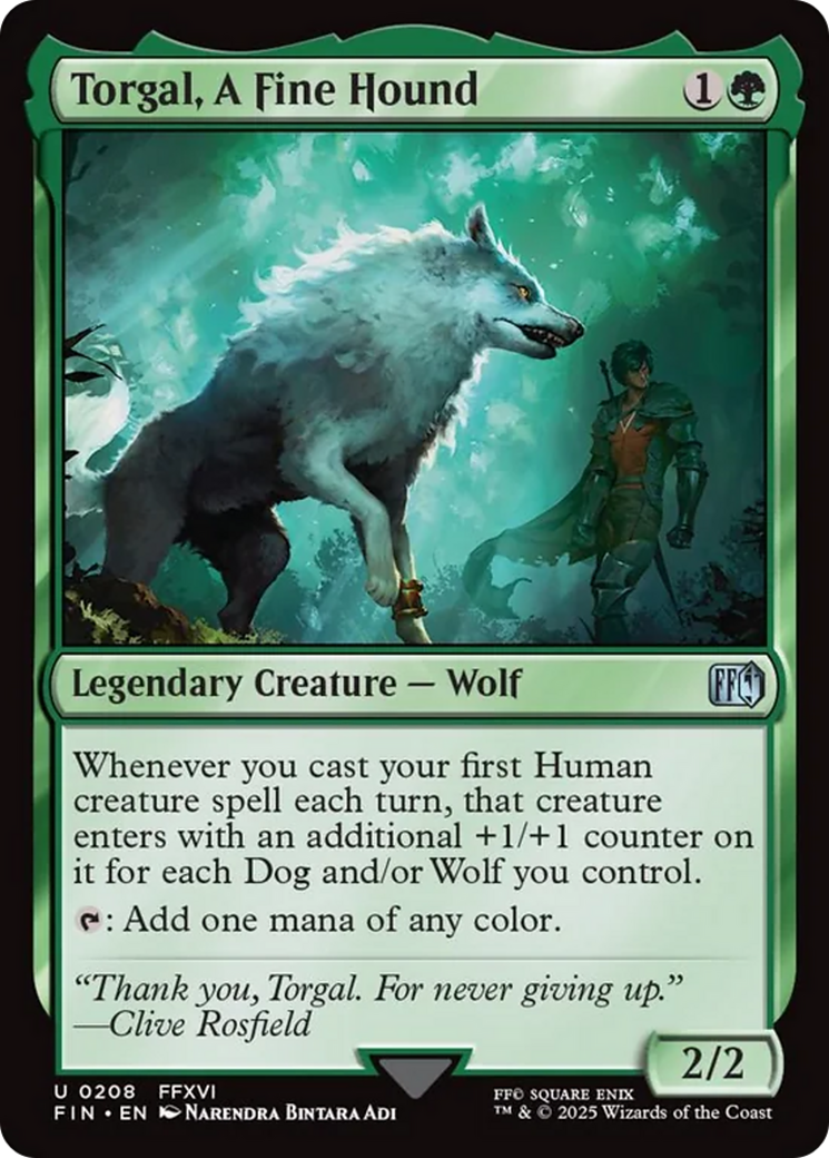 Torgal, A Fine Hound [FINAL FANTASY] | Spectrum Games