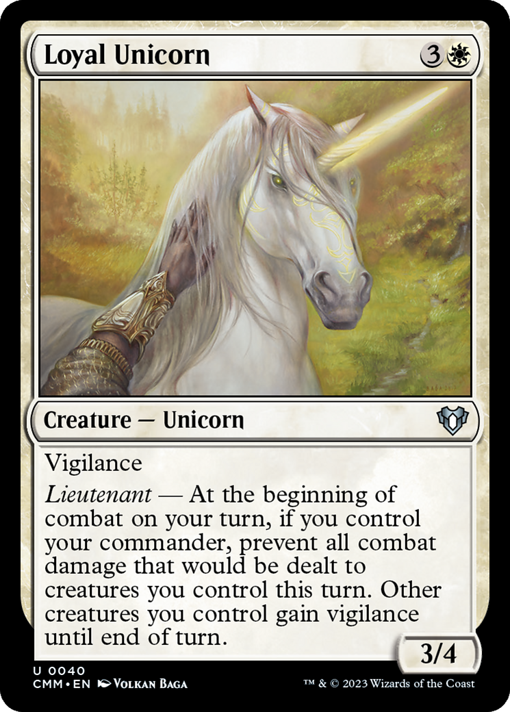 Loyal Unicorn [Commander Masters] | Spectrum Games