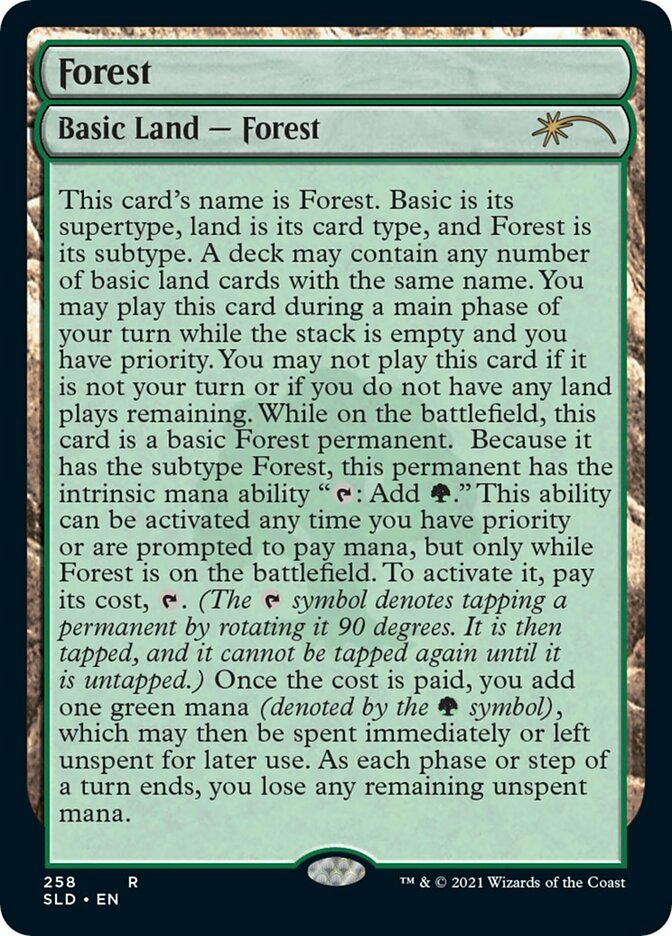 Forest (258) [Secret Lair Drop Series] | Spectrum Games