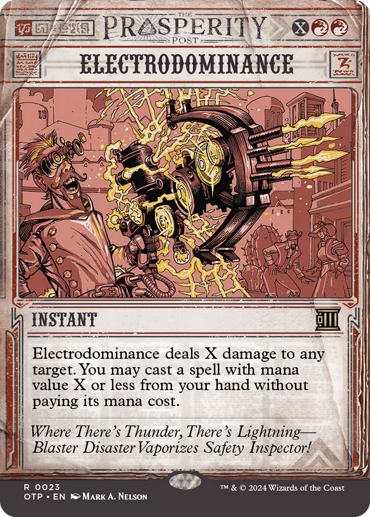 Electrodominance [Outlaws of Thunder Junction: Breaking News] | Spectrum Games