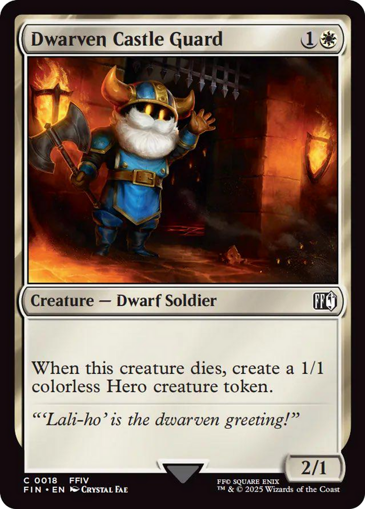 Dwarven Castle Guard [FINAL FANTASY] | Spectrum Games