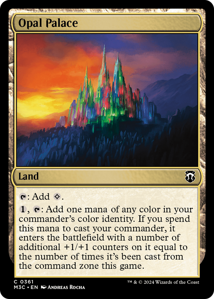 Opal Palace (Ripple Foil) [Modern Horizons 3 Commander] | Spectrum Games