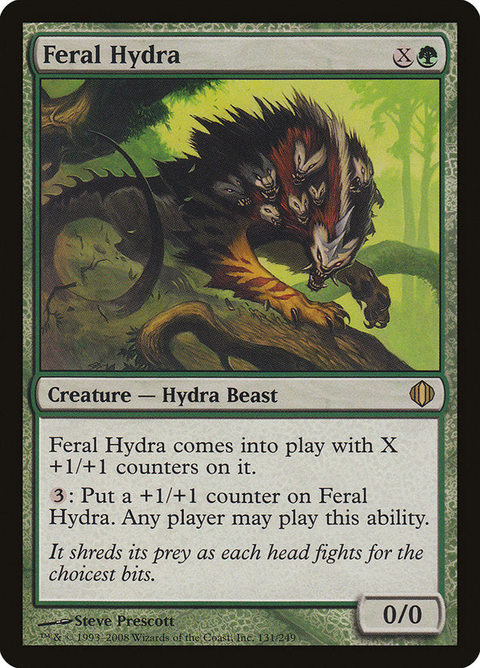 Feral Hydra (Oversized) [Oversize Cards] | Spectrum Games