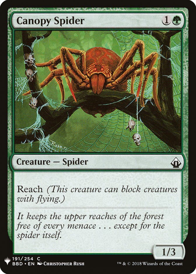 Canopy Spider [Mystery Booster] | Spectrum Games