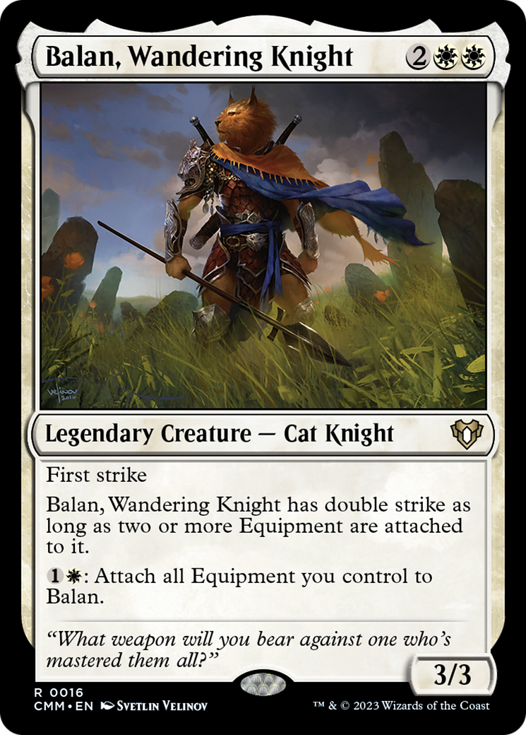 Balan, Wandering Knight [Commander Masters] | Spectrum Games