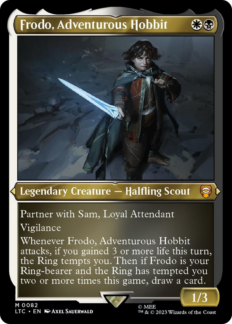 Frodo, Adventurous Hobbit (Display Commander) [The Lord of the Rings: Tales of Middle-Earth Commander] | Spectrum Games