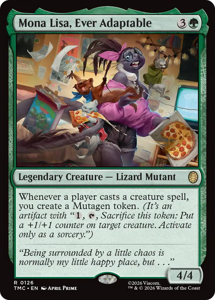 Mona Lisa, Ever Adaptable [Teenage Mutant Ninja Turtles Commander] | Spectrum Games