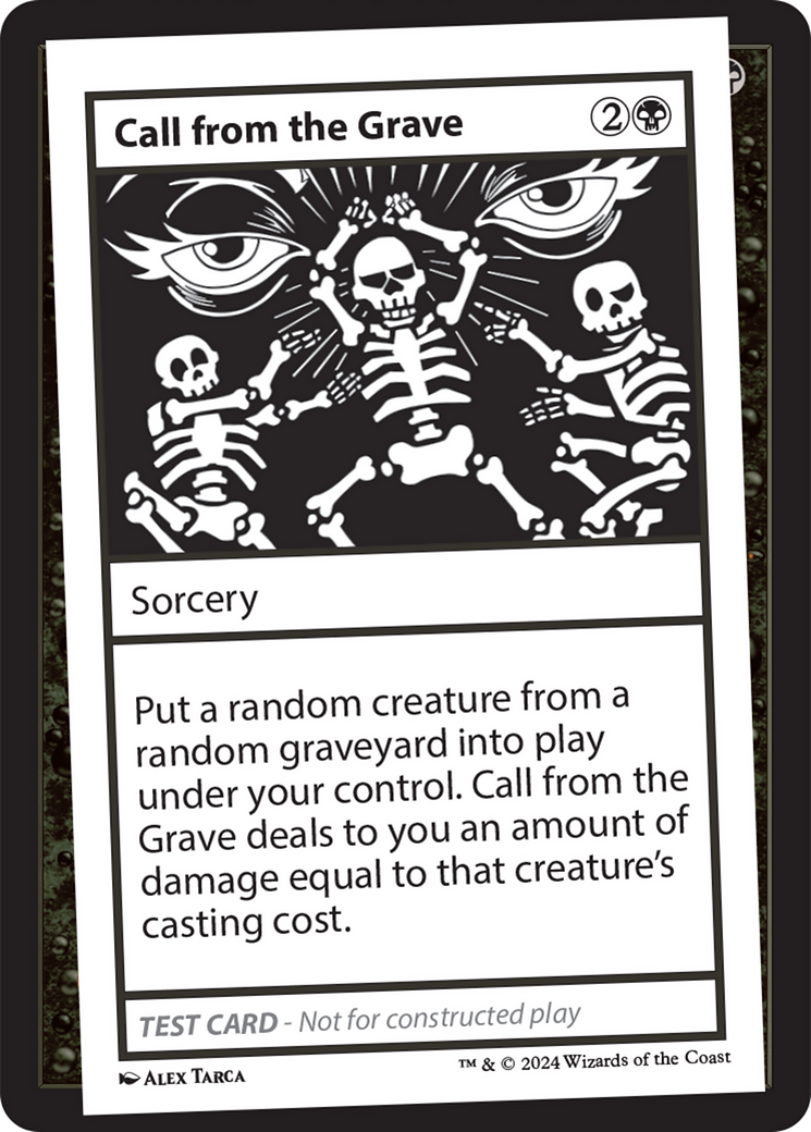 Call from the Grave [Mystery Booster 2 Playtest Cards] | Spectrum Games