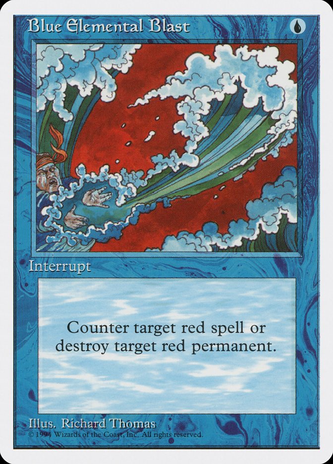 Blue Elemental Blast [Media Promos] | Spectrum Games