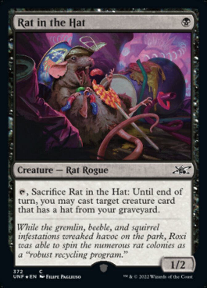 Rat in the Hat (Galaxy Foil) [Unfinity] | Spectrum Games