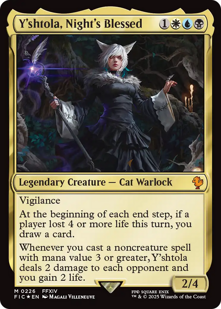 Y'shtola, Night's Blessed (Surge Foil) [FINAL FANTASY Commander] | Spectrum Games