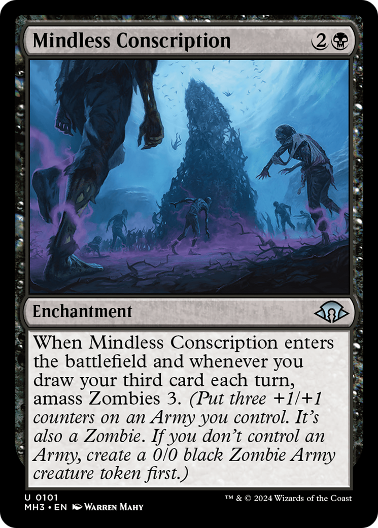 Mindless Conscription [Modern Horizons 3] | Spectrum Games