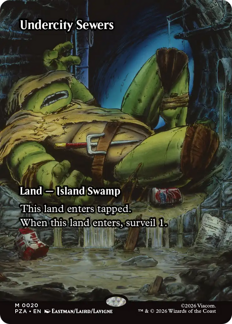 Undercity Sewers (Borderless) [Teenage Mutant Ninja Turtles Eternal-Legal] | Spectrum Games