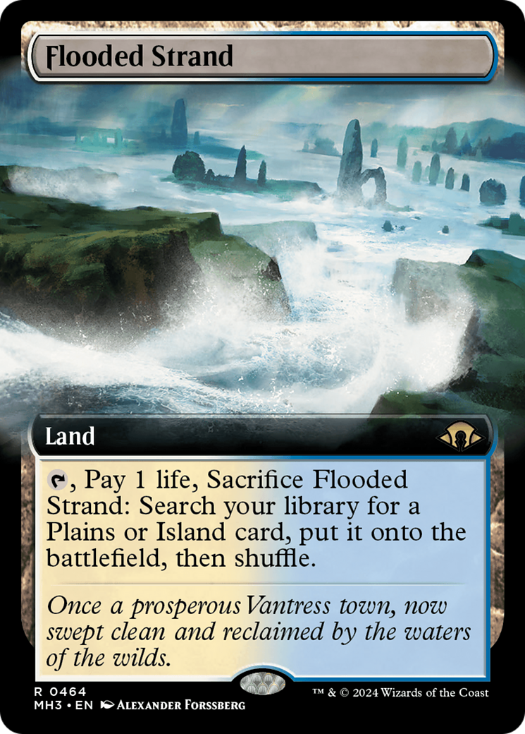 Flooded Strand (Extended Art) [Modern Horizons 3] | Spectrum Games